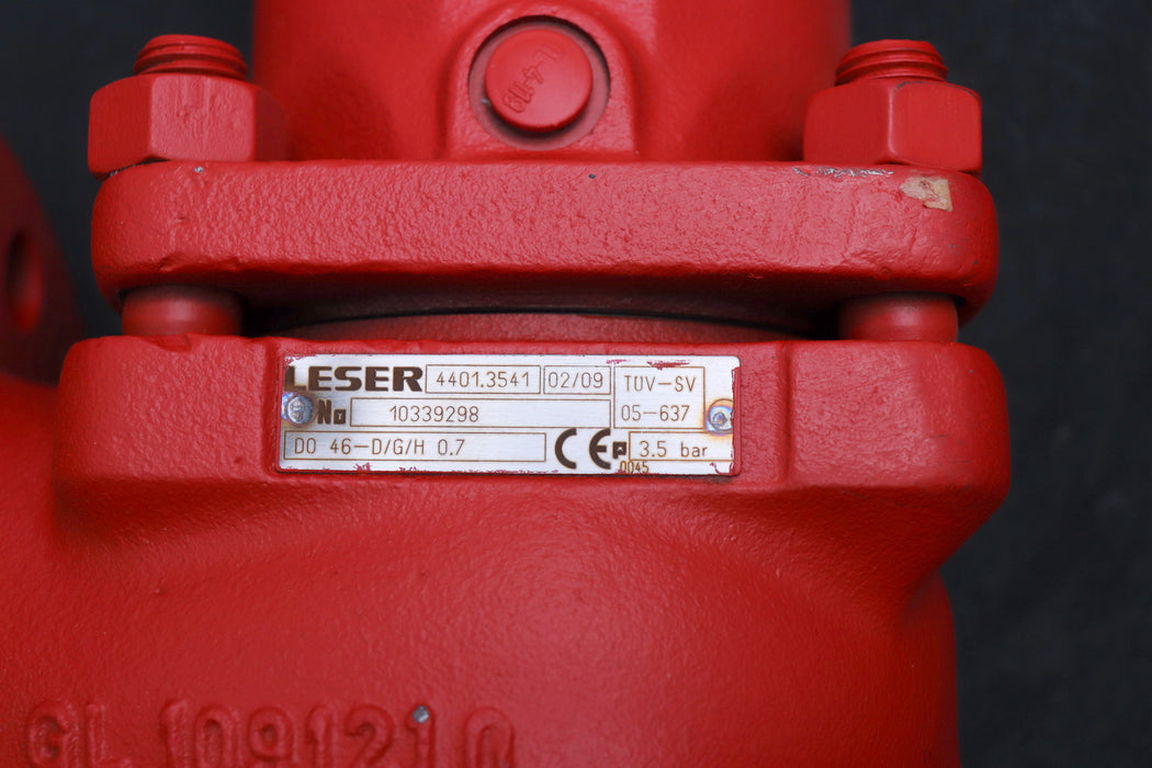 Bild des Artikels LESER-Sicherheitsventil-Typ-440-4401.3541-DO-46-D/G/H-0,7-Eintritt-DN50