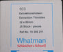Bild des Artikels WHATMAN-/-SCHLEICHER&SCHUELL-25x-Extraktionshülsen-22x80mm-Ref.No.-10350211