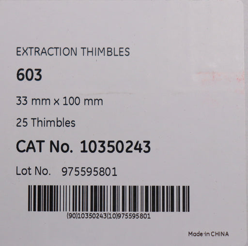 Bild des Artikels WHATMAN-25x-Extraktionshülsen-33x100mm-Cat.No.-10350243-unbenutzt-in-OVP