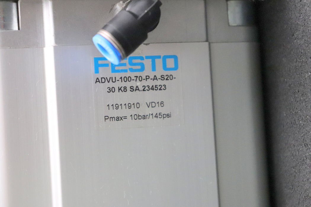 Bild des Artikels FESTO-Kompaktzylinder-ADVU-100-70-P-A-S20-30-K8-SA.234523-Mat.Nr.-11911910