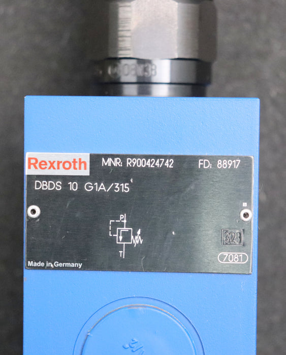 Bild des Artikels REXROTH-Druckbegrenzungsventil-DBDC-10-G1/A/315-MNR:-R900424742-unbenutzt