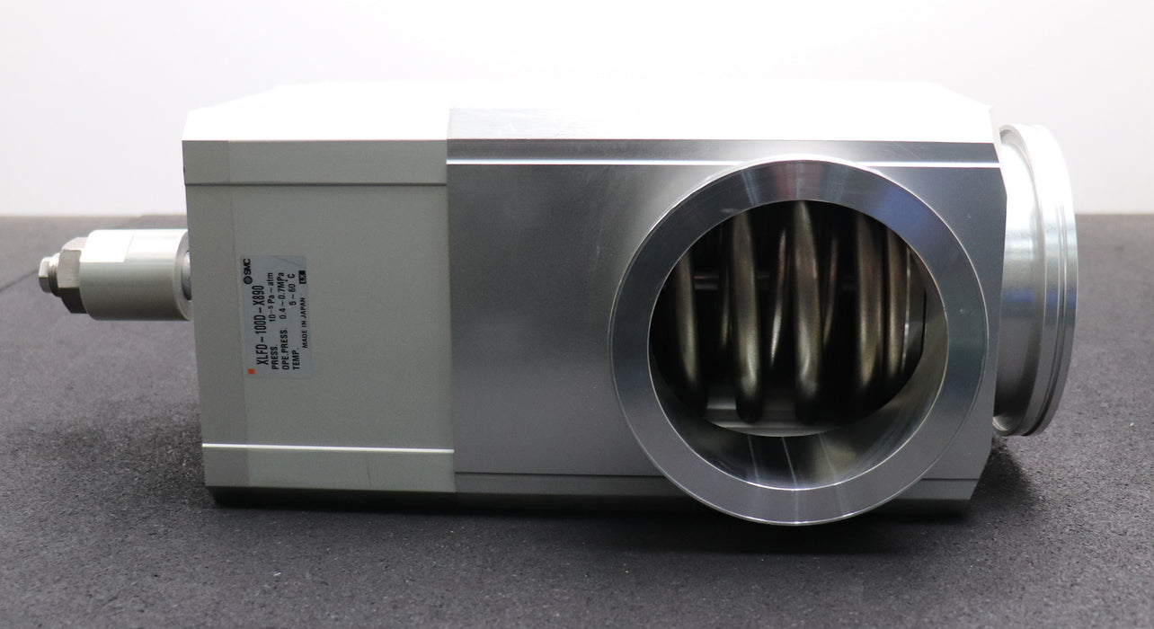 Bild des Artikels SMC-Aluminium-Hochvakuum-Eckventil-XLFD-100D-X890-Flanschgröße-ISO-K-100DN-