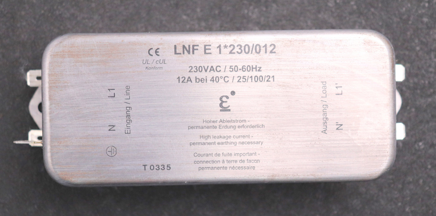 Bild des Artikels Netzfilter-LNF-E-1*230/012-gebraucht