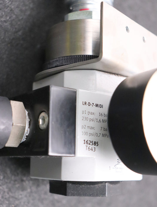 Bild des Artikels FESTO-Druckregelventil-+-Rundzylinder-LR-D-7-MIDI-+-EG-25-10