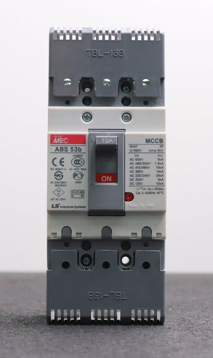 Bild des Artikels META-MEC-Lasttrennschalter-MCCB-ABS-53b-10A-Ui-690V-Uimp-6kV-gebraucht