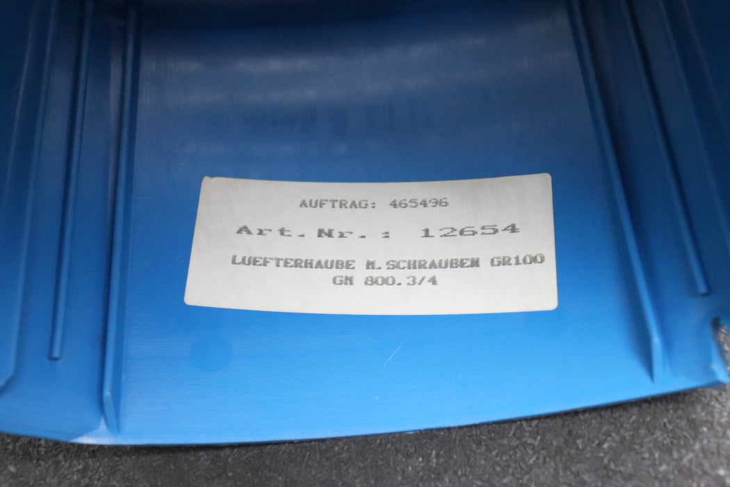 Bild des Artikels ABUS-Lüfterhaube-für-GR100-GM800.-3/4-Art.Nr.-12654-Farbe-Blau-mit-Schrauben