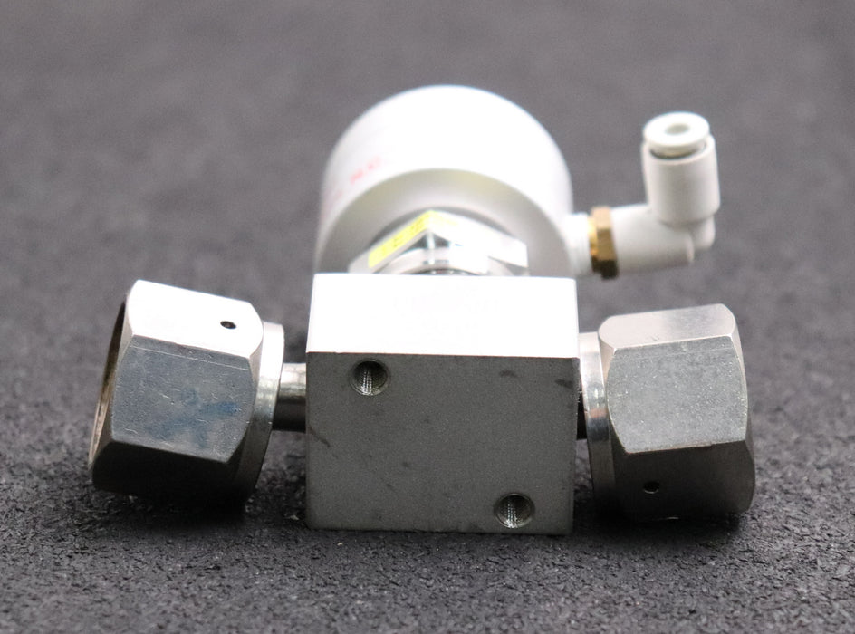 Bild des Artikels FUJIKIN-3x-Membranventil-TYPE-N.C.-0,34-0,69MPa-316L-gebraucht-Gewicht-1,4kg