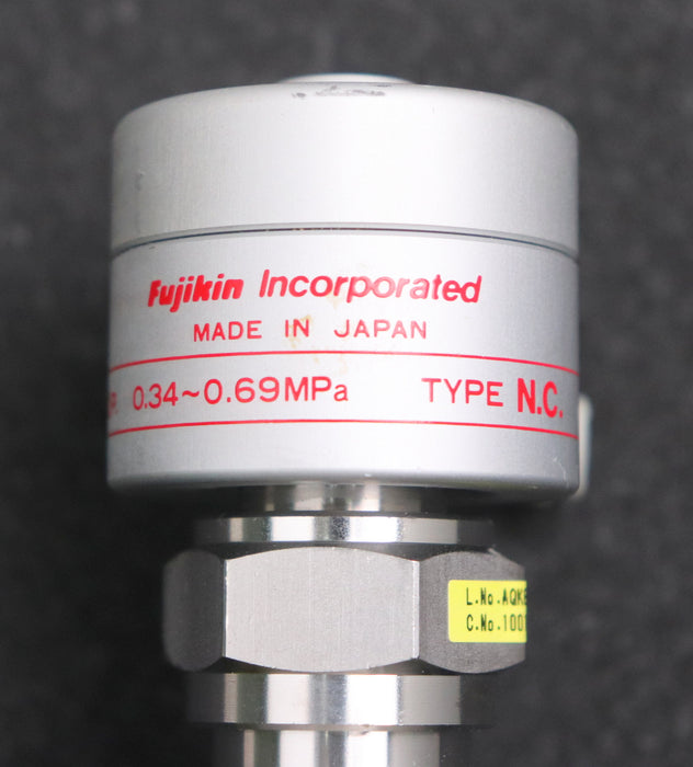 Bild des Artikels FUJIKIN-3x-Membranventil-TYPE-N.C.-0,34-0,69MPa-316L-gebraucht-Gewicht-1,4kg