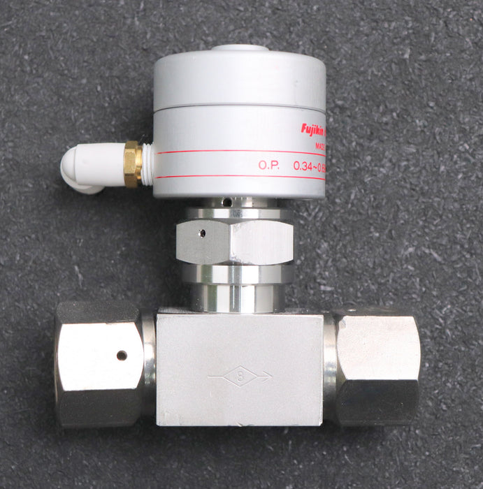 Bild des Artikels FUJIKIN-3x-Membranventil-TYPE-N.C.-0,34-0,69MPa-316L-gebraucht-Gewicht-1,4kg