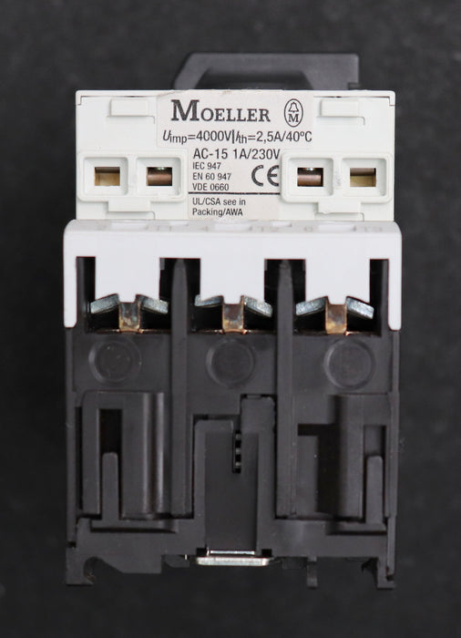 Bild des Artikels MOELLER-Motorschutzschalter-PKZM0-10-Uimp=-4000V-Ith=-2,5A-230VAC/-1A-gebraucht