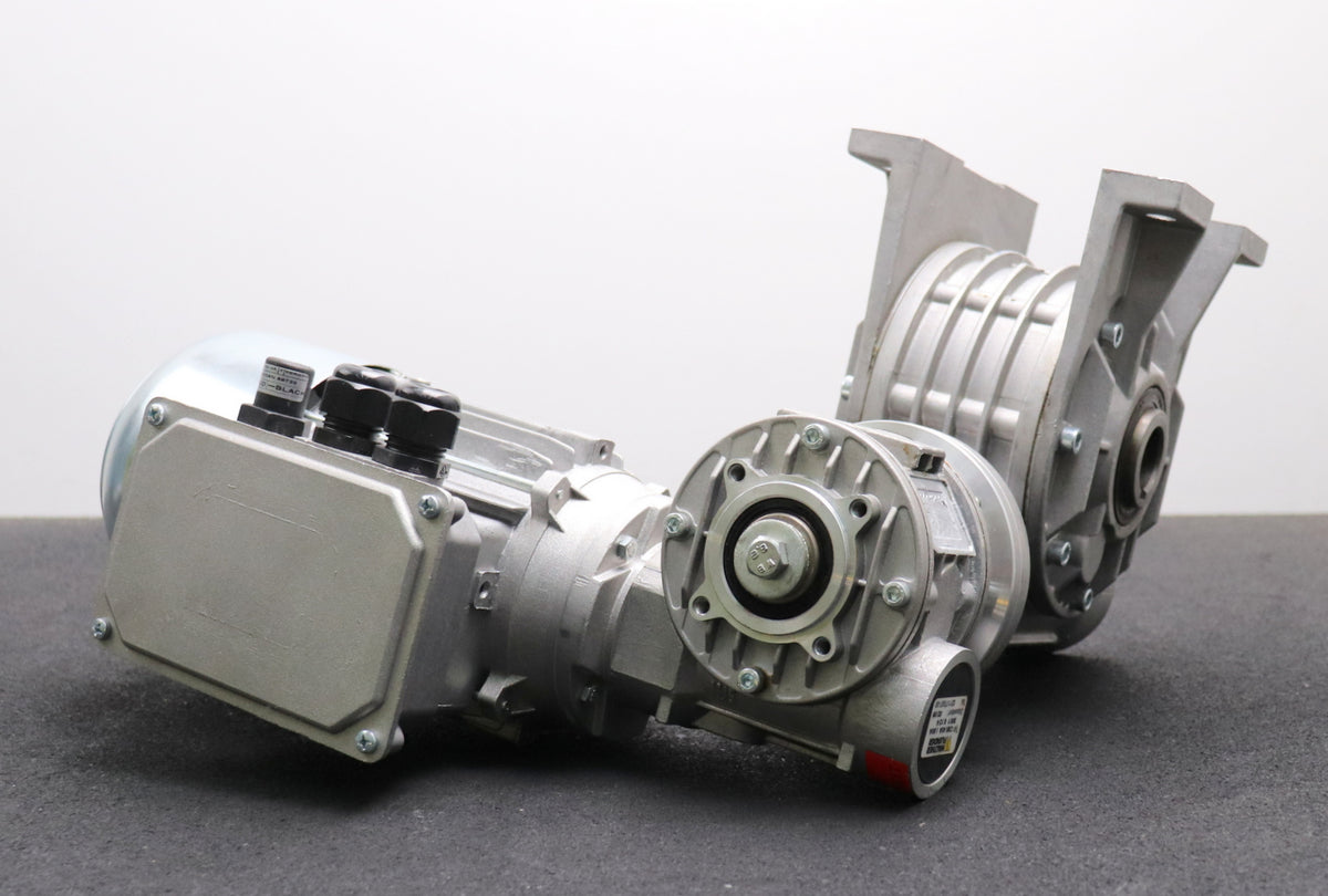 WALTHER FLENDER Motor Typ MA63a4 + Schneckengetriebe CMI.40A I.60A 300 ...