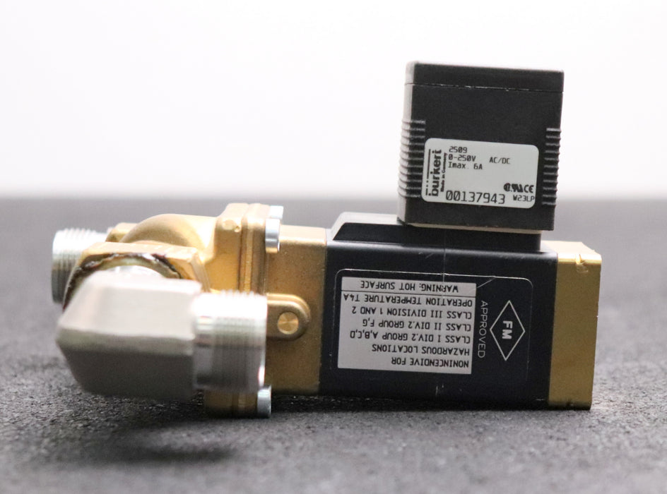 Bild des Artikels BÜRKERT-2/2-Wege-Magnetventil-Typ-0281-B-1/2-FKM-BR-Leitungsanschl.-G1/2''-24VDC