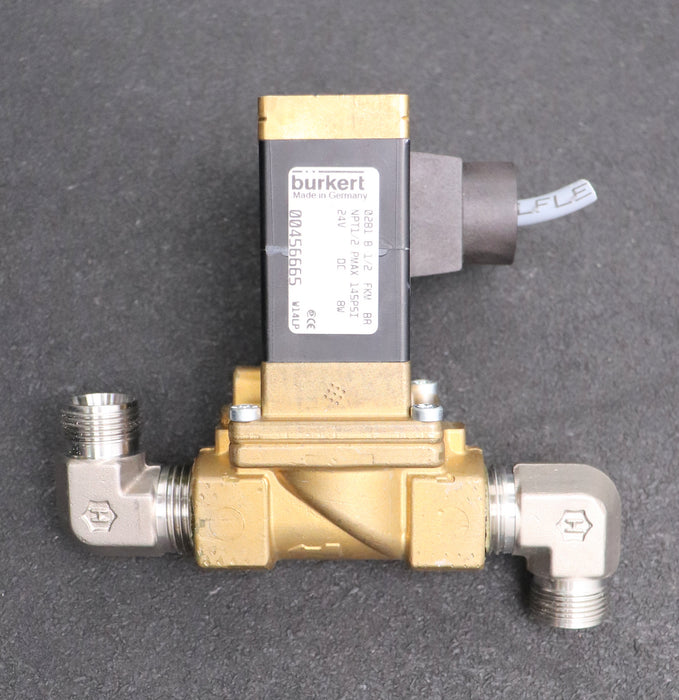 Bild des Artikels BÜRKERT-2/2-Wege-Magnetventil-Typ-0281-B-1/2-FKM-BR-Leitungsanschl.-G1/2''-24VDC