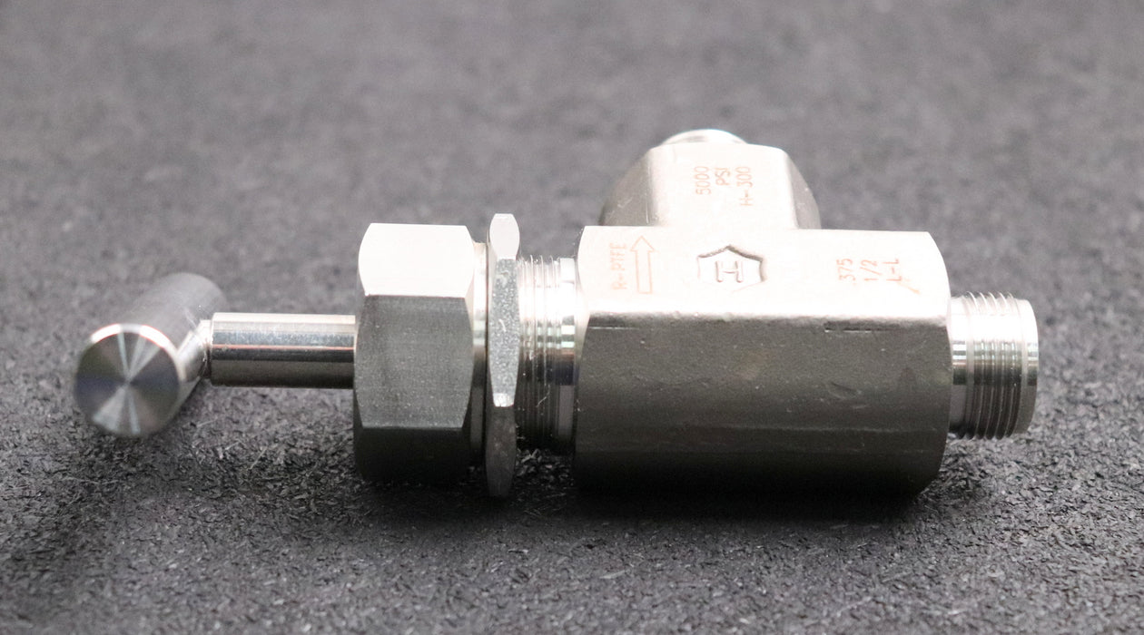 Bild des Artikels HAM-LET-Prozessventil-ST5-316-375-1/2-L-L-5000psi-H-300-gebraucht