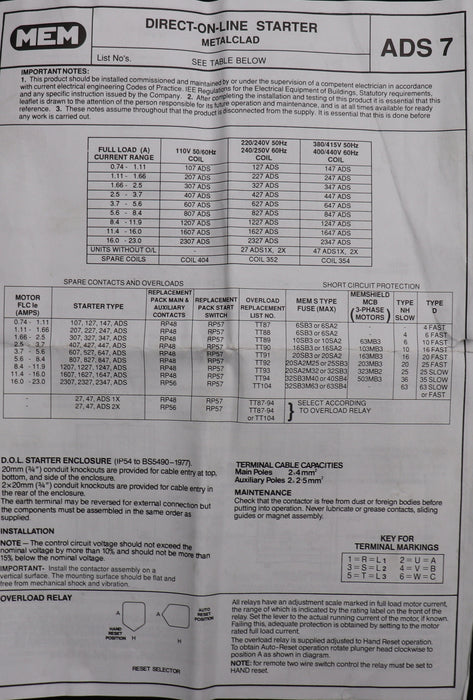 Bild des Artikels RS-MEM-SANTON-ADS7-Direct-On-Line-Starter-im-Metalgehäuse-Art.Nr.-326-150