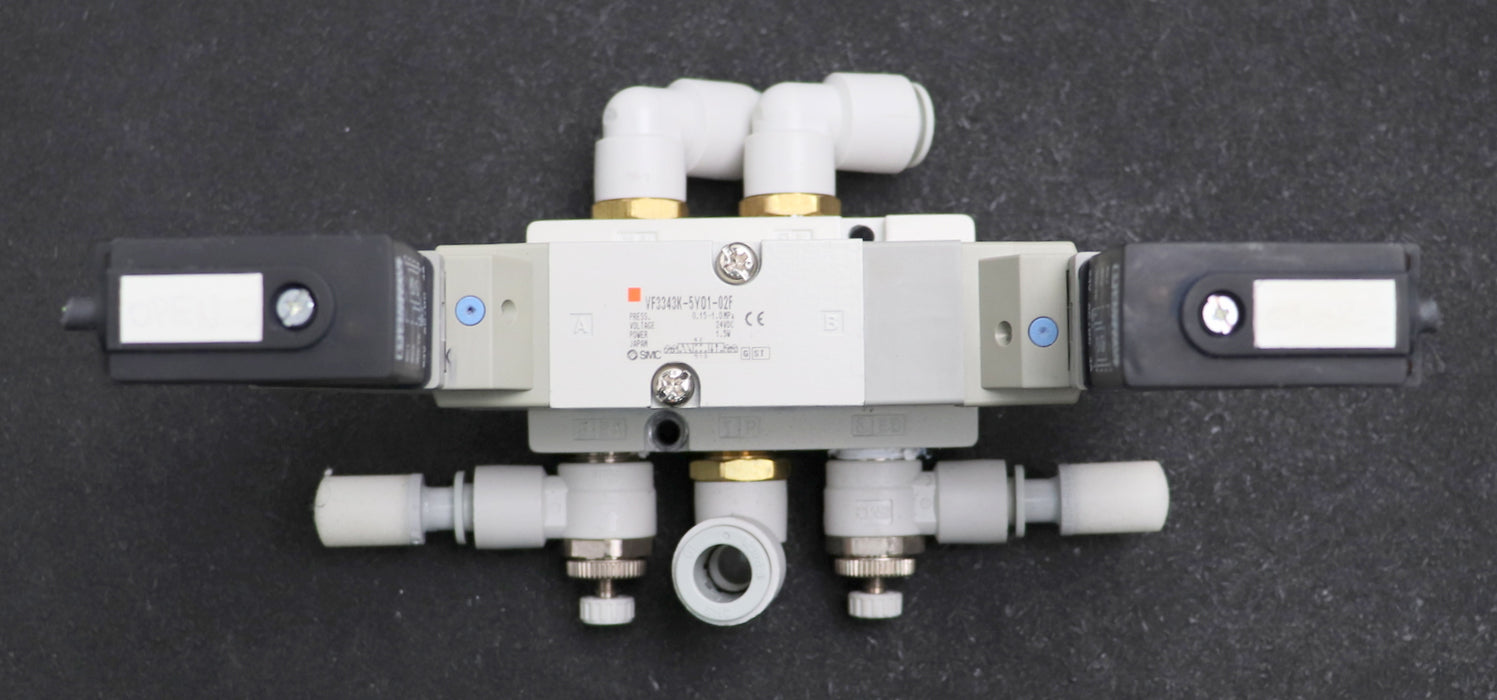 Bild des Artikels SMC-Elektromagnetventil-VF3343K-5YO1-02F-0,15-1,0MPa-24VDC-1,5W-gebraucht