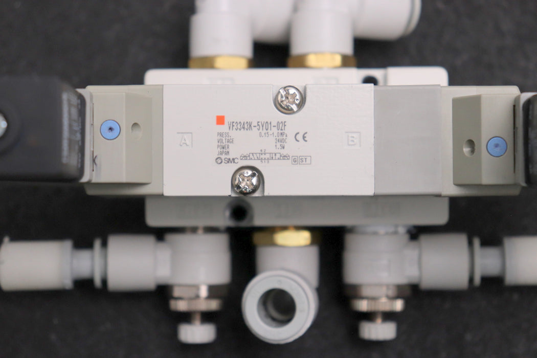 Bild des Artikels SMC-Elektromagnetventil-VF3343K-5YO1-02F-0,15-1,0MPa-24VDC-1,5W-gebraucht