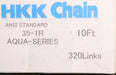 Bild des Artikels HKK-CHAIN-Rollkette-35-1R-Länge=-10Ft/3048mm-320Links-Steigung-0,375''/9,525mm