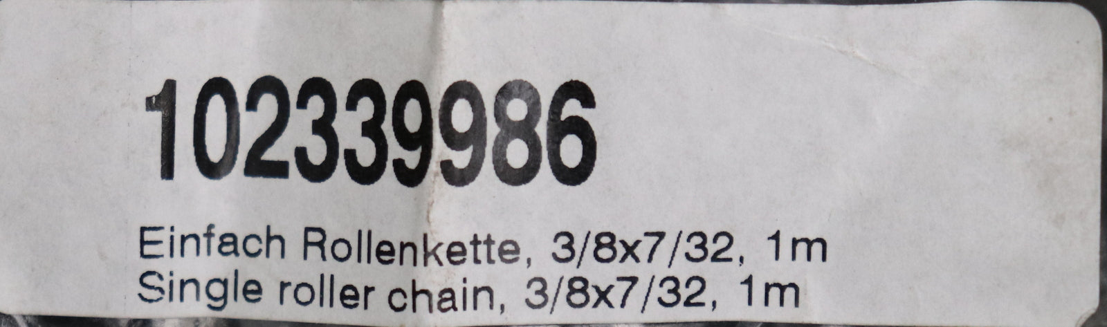 Bild des Artikels OERLIKON-Edelstahl-Rollkette-Profil-06B-1-/-3/8"-x-7/32"-Länge=-867mm
