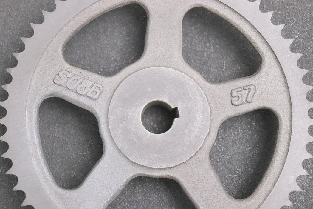Bild des Artikels Kettenrad-Chainwheel-für-Kettentype-08B-1-Teilung-1/2“x5/16“-Zähnezahl-Z=-57