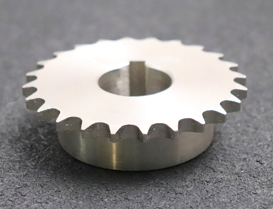 Bild des Artikels 2x-Kettenrad-Chainwheel-für-Kettentype-06B-1-Zähnezahl-Z=-24-Teilung-3/8“x7/32“