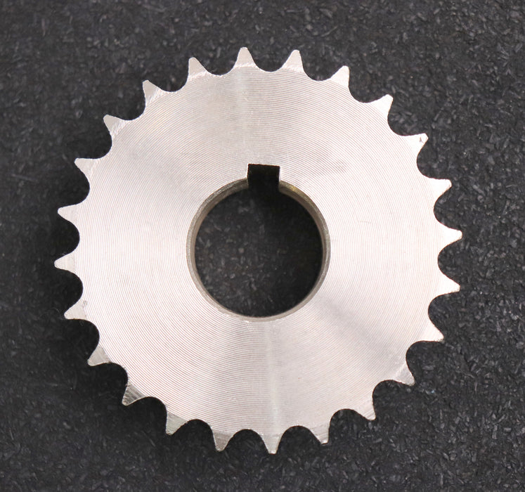 Bild des Artikels 2x-Kettenrad-Chainwheel-für-Kettentype-06B-1-Zähnezahl-Z=-24-Teilung-3/8“x7/32“