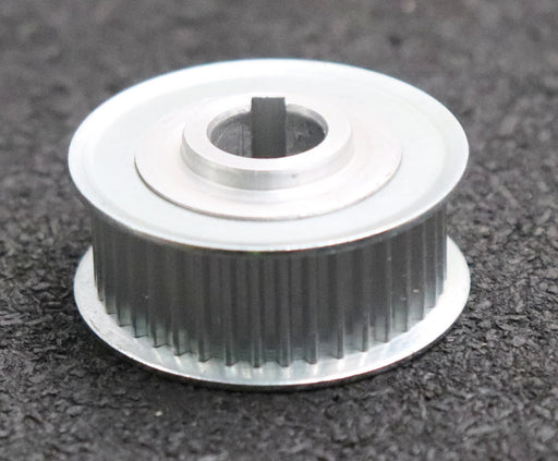 Bild des Artikels Aluminium-Zahnriemenscheibe-toothed-pulley-mit-beidseitigen-Bordscheiben-T2,5-60