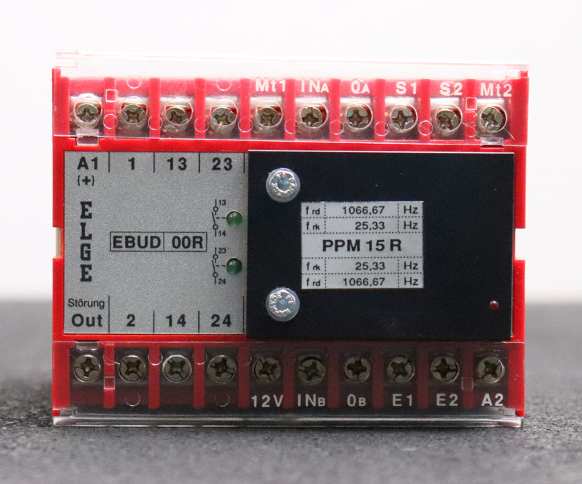 Bild des Artikels ELGE-Weg--und-Drehzahlauswertung-EBUD-00R-24VDC-250VAC-5A-gebraucht