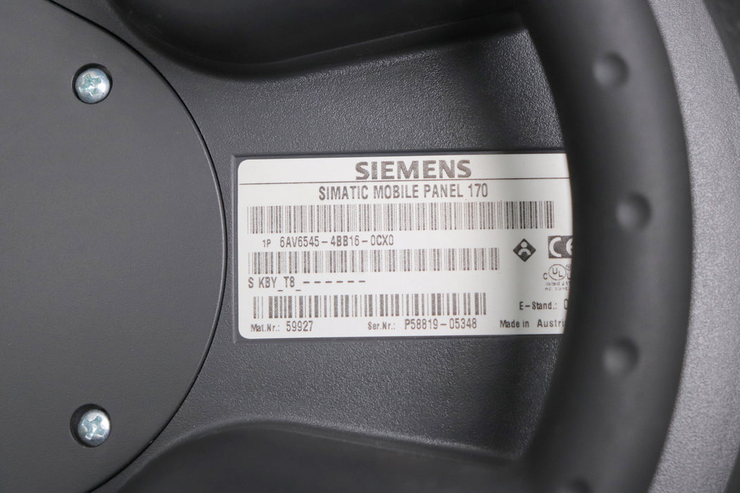 Bild des Artikels SIEMENS-SIMATIC-Mobile-Panel-170-6AV6545-4BB16-0CX0-E-Stand:-05