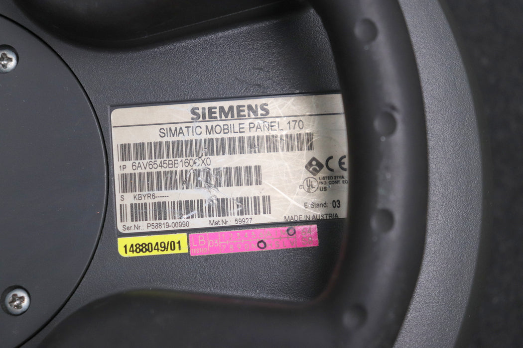 Bild des Artikels SIEMENS-SIMATIC-Mobile-Panel-170-6AV6545-4BB16-0CX0-E-Stand:-03