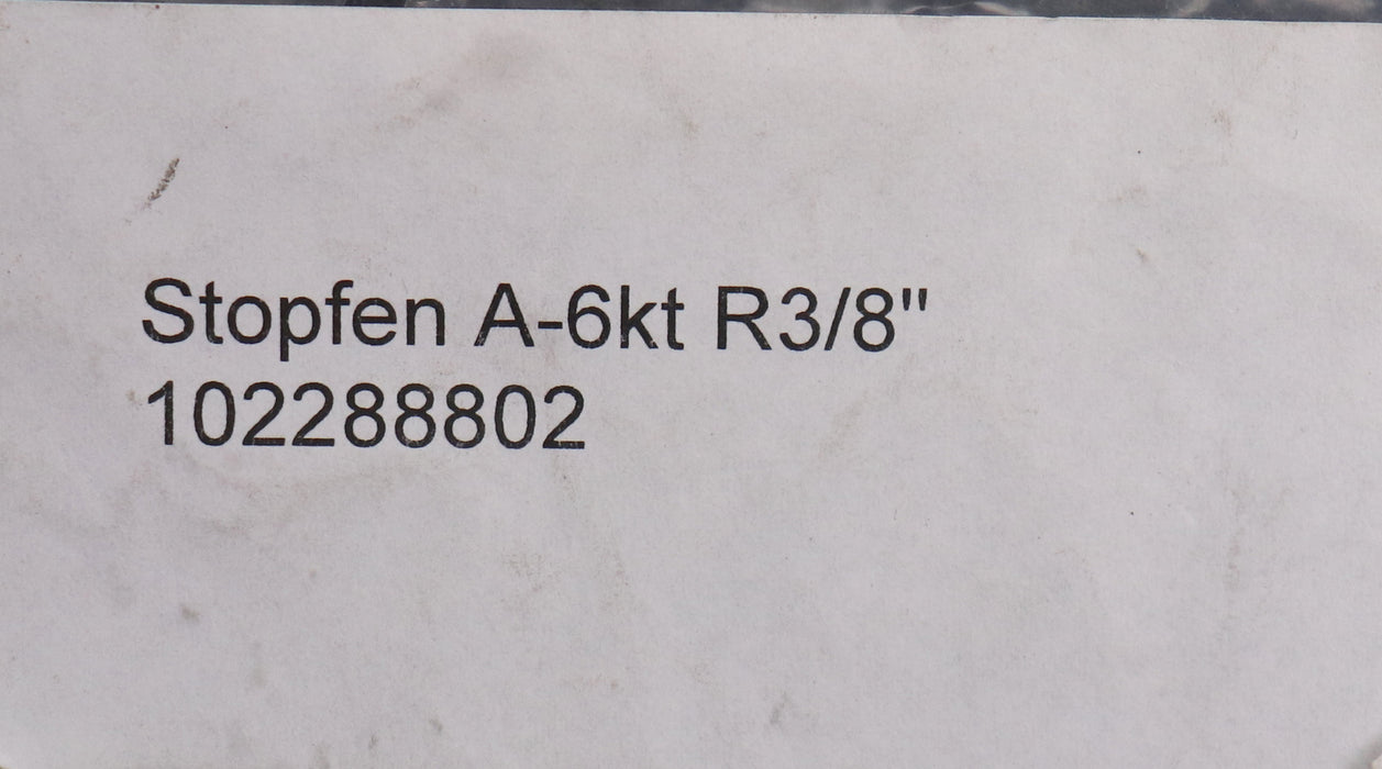 Bild des Artikels 12x-Stopfen-A-6kt--R3/8''-Materila-Edelstahl-unbenutzt-Gewicht-400g