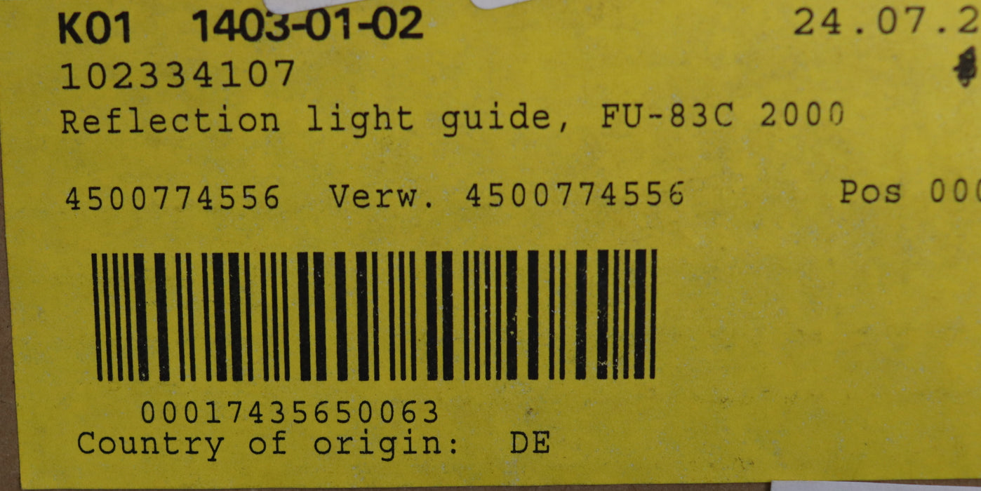 Bild des Artikels KEYENCE-reflektierendes-Lichtleitergerät-FU-83C-(2000)-Sensorlänge-1m