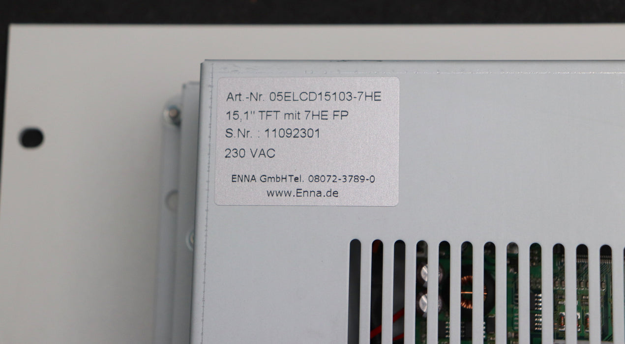 Bild des Artikels ENNA-15,1"-TFT-Monitor-mit-7HE-FP-230VAC-Art.Nr.-05ELCD15103-7HE-unbenutzt