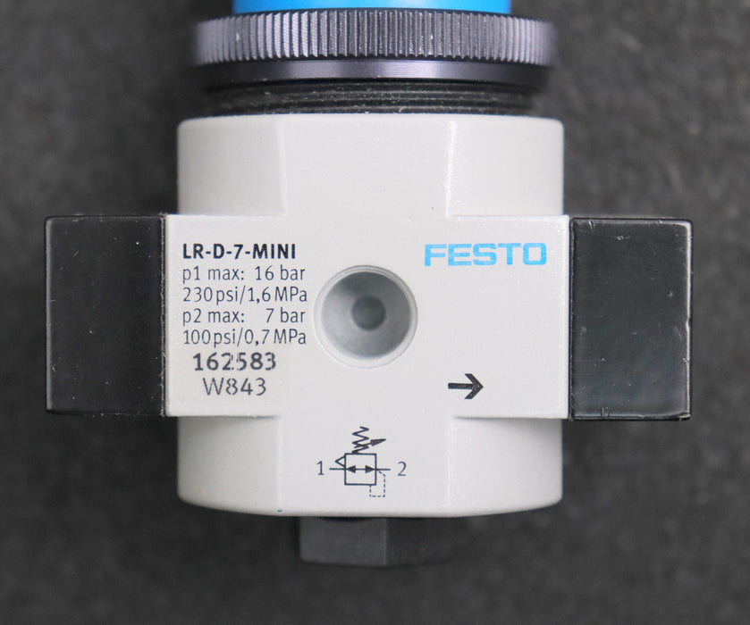 Bild des Artikels FESTO-Druckregelventil-LR-1/4-D-7-MINI-Mat.Nr.-162583-unbenutzt-in-OVP