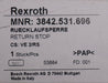 Bild des Artikels REXROTH-Rücklaufsperre-VE-2/RS-MNR-3842.531.696-mit-3842515956-unbenutzt-in-OVP