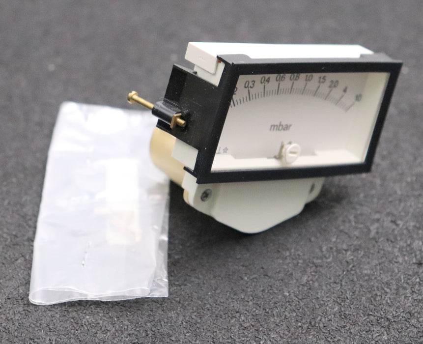 Bild des Artikels GOSSEN-Einbau-Manometer-N52567-0003-0,1-10mbar-Güte-2,5-Einbaumaß-72x36mm