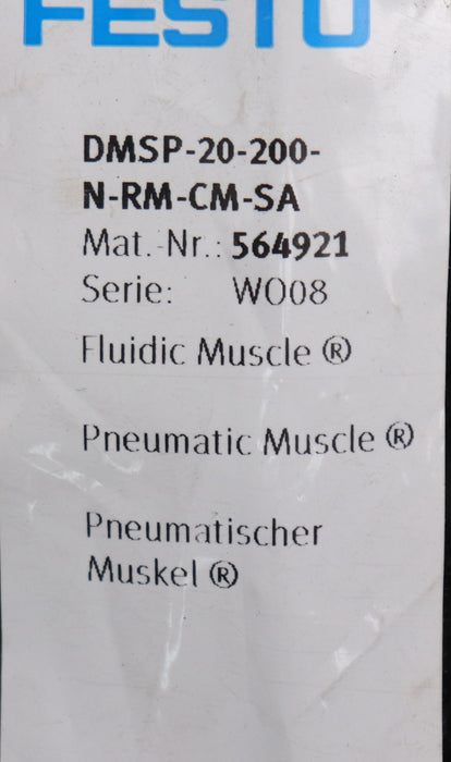 Bild des Artikels FESTO-Pneumatik-Muskel-DMSP-20-200-N-RM-CM-SA-Mat.Nr.-564921-Ø-20mm-200N
