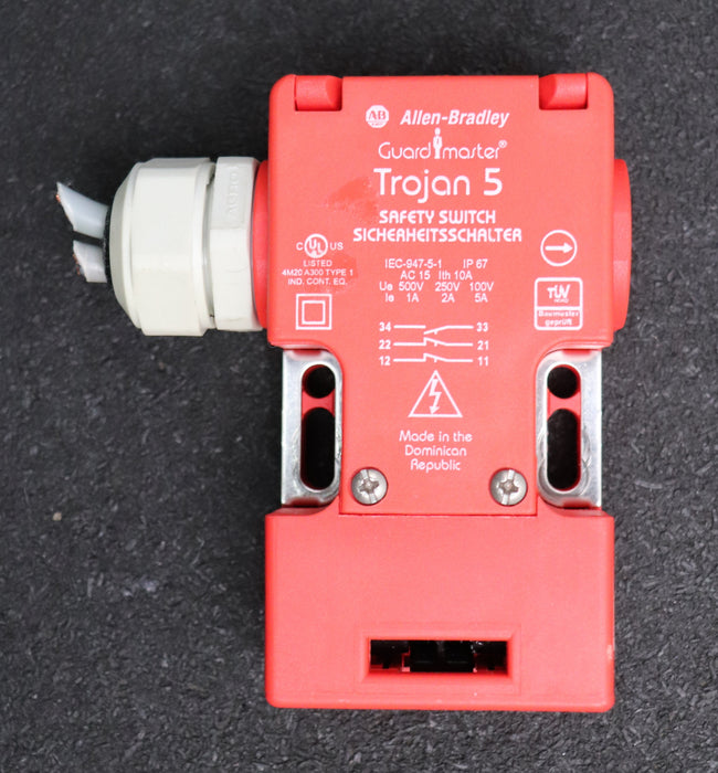Bild des Artikels ALLEN-BRADLEY-Sicherheitsschalter-440K-T11090-Trojan-5-Ser-B-MSS-5-M20