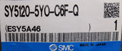 Bild des Artikels SMY-Elektromagnetventil-SY5120-5YO-C6F-Q-ESY5A46-unbenutzt-in-OVP