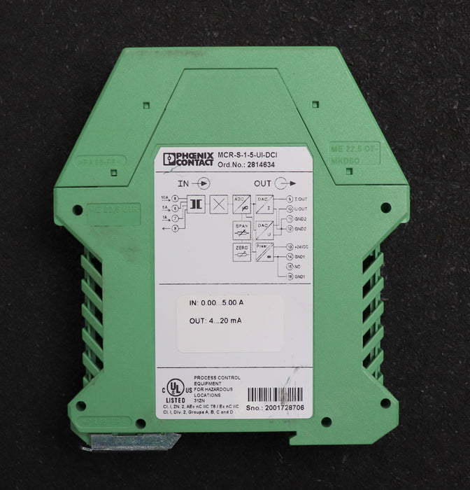 Bild des Artikels PHOENIX-CONTACT-Messumformer-MCR-S-1-5-UI-DCI-Ord.No.-2814634-gebraucht