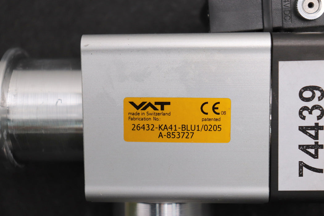 Bild des Artikels VAT-Pneumatisches-Eckventil-Vakuum-ISO-KF-DN40-26432-KA41-BLU1-gebraucht