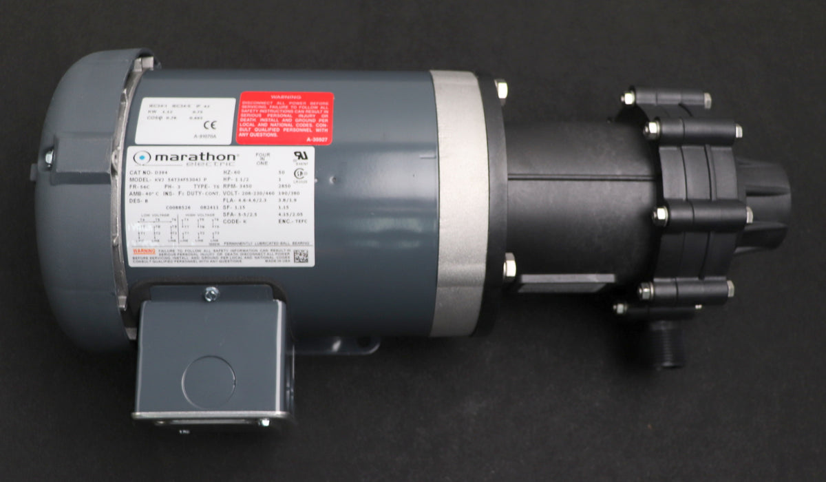 Bild des Artikels TECH-MAG-/-MARATHON-ELECTRIC-Vakuum-Pumpe-Series-M10-Model-10713-M-Polypro