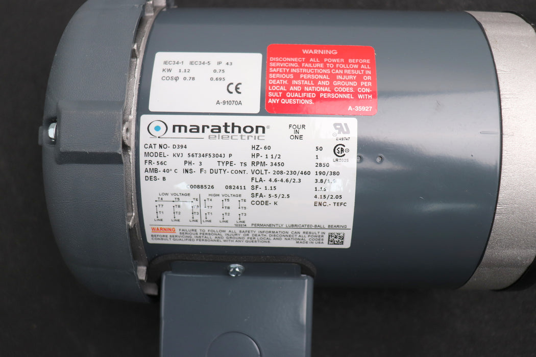 Bild des Artikels TECH-MAG-/-MARATHON-ELECTRIC-Vakuum-Pumpe-Series-M10-Model-10713-M-Polypro