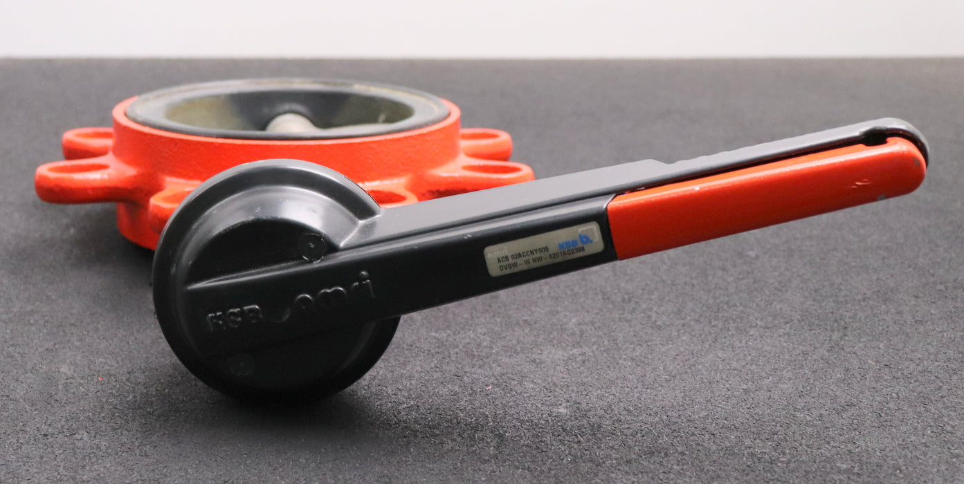 Bild des Artikels KSB-/-AMRI-Butterfly-Klappe-DN125-mit-Handhebel-BOAX-S-3G6K6-XU/PN16-gebraucht