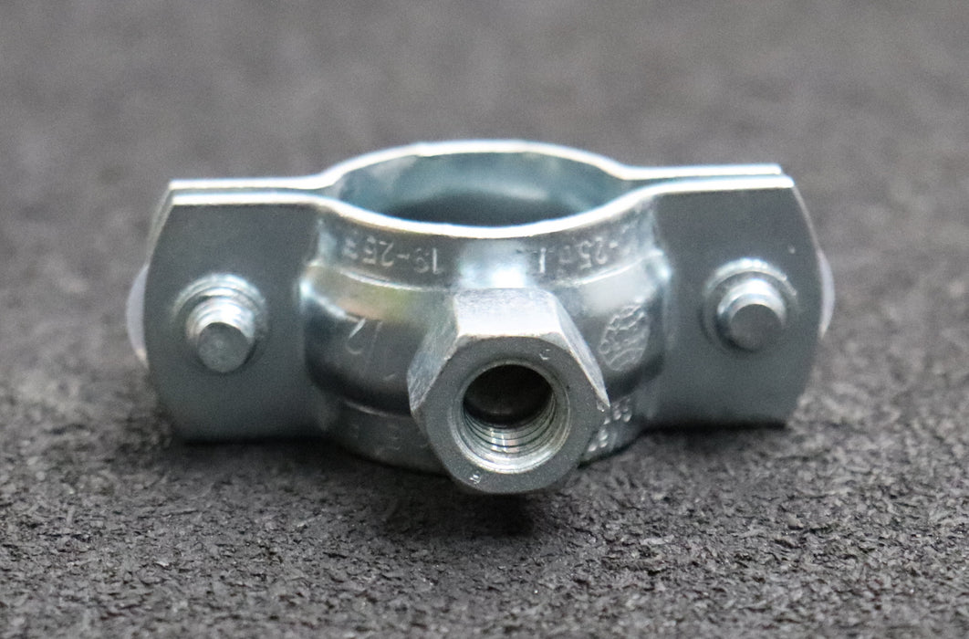 Bild des Artikels MÜPRO-95x-Schraub-Rohrschelle-1/2"-ohne-Einlage-Gummi-verzinkt