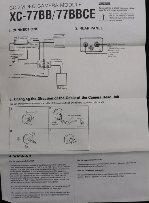 Bild des Artikels SONY-CCC-Kamera-mit-Kabelverlängerung-zum-Objektiv-unbenutzt-in-OVP