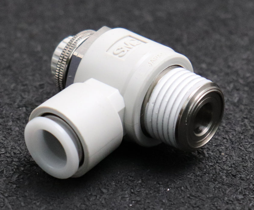 Bild des Artikels SMC-Drosselrückschlagventil-AS4201F-KST-InnenØ-12mm-EdelstahlinnenØ-9mm