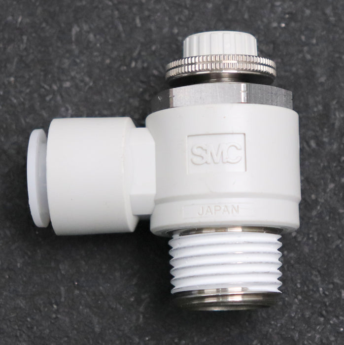 Bild des Artikels SMC-Drosselrückschlagventil-AS4201F-KST-InnenØ-12mm-EdelstahlinnenØ-9mm