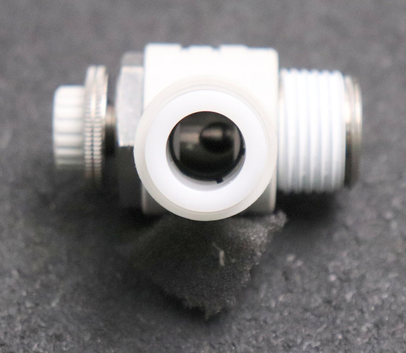 Bild des Artikels SMC-Drosselrückschlagventil-AS4201F-KST-InnenØ-12mm-EdelstahlinnenØ-9mm