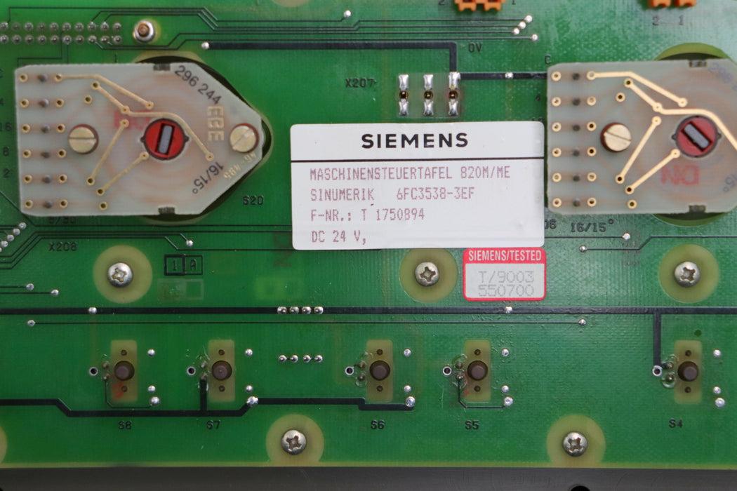 Bild des Artikels SIEMENS-Maschinensteuertafel-820M/ME-24VDC-6FC3538-3EF-5700309045.60